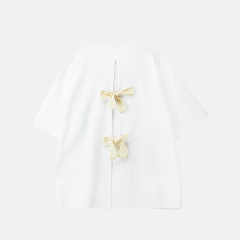 The Garment TG BOW TEE, White/Cream