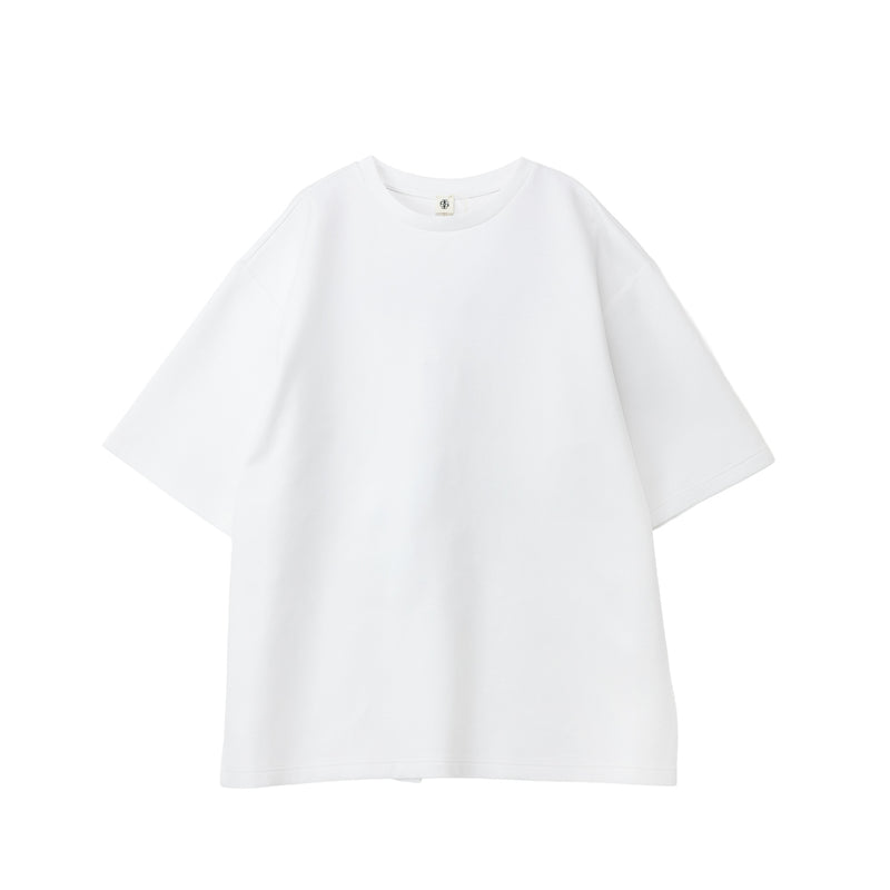 White t-shirt on a white background