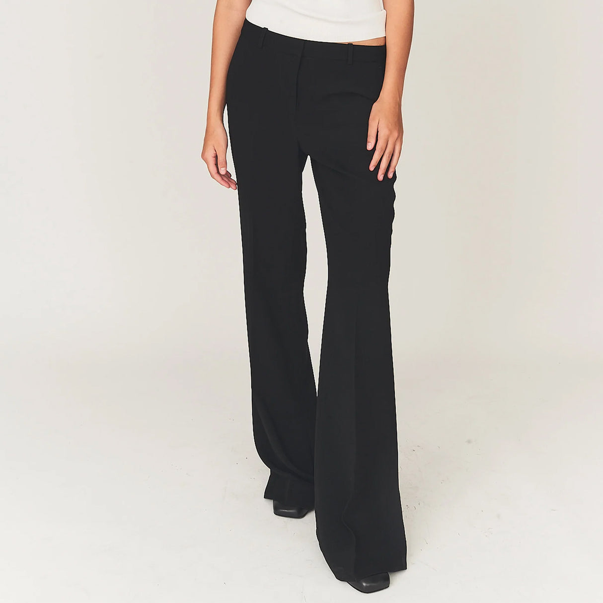 The Garment CREPE WIDE PANTS, Black