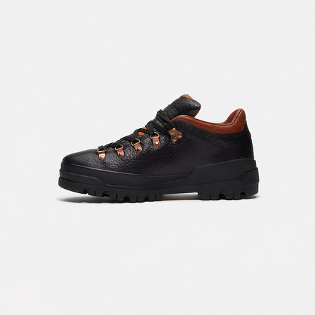 Timberland WORLD HIKER LOW GORE-TEX HIKING BOOT, Black Full-Grain/Rust