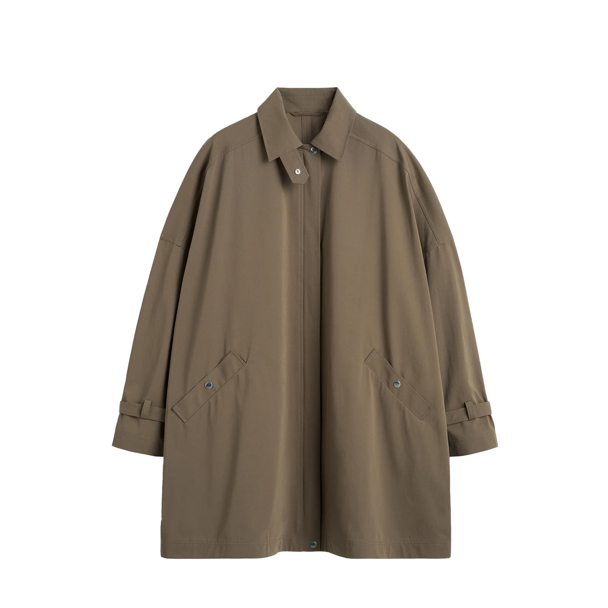 TOTEME OVERSIZED TRENCH JACKET, Hazel