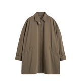 TOTEME OVERSIZED TRENCH JACKET, Hazel