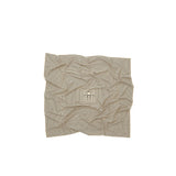 TOTEME SIGNATURE MONOGRAM SILK SCARF, Creme
