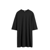TOTEME RELAXED TEE DRESS, Black