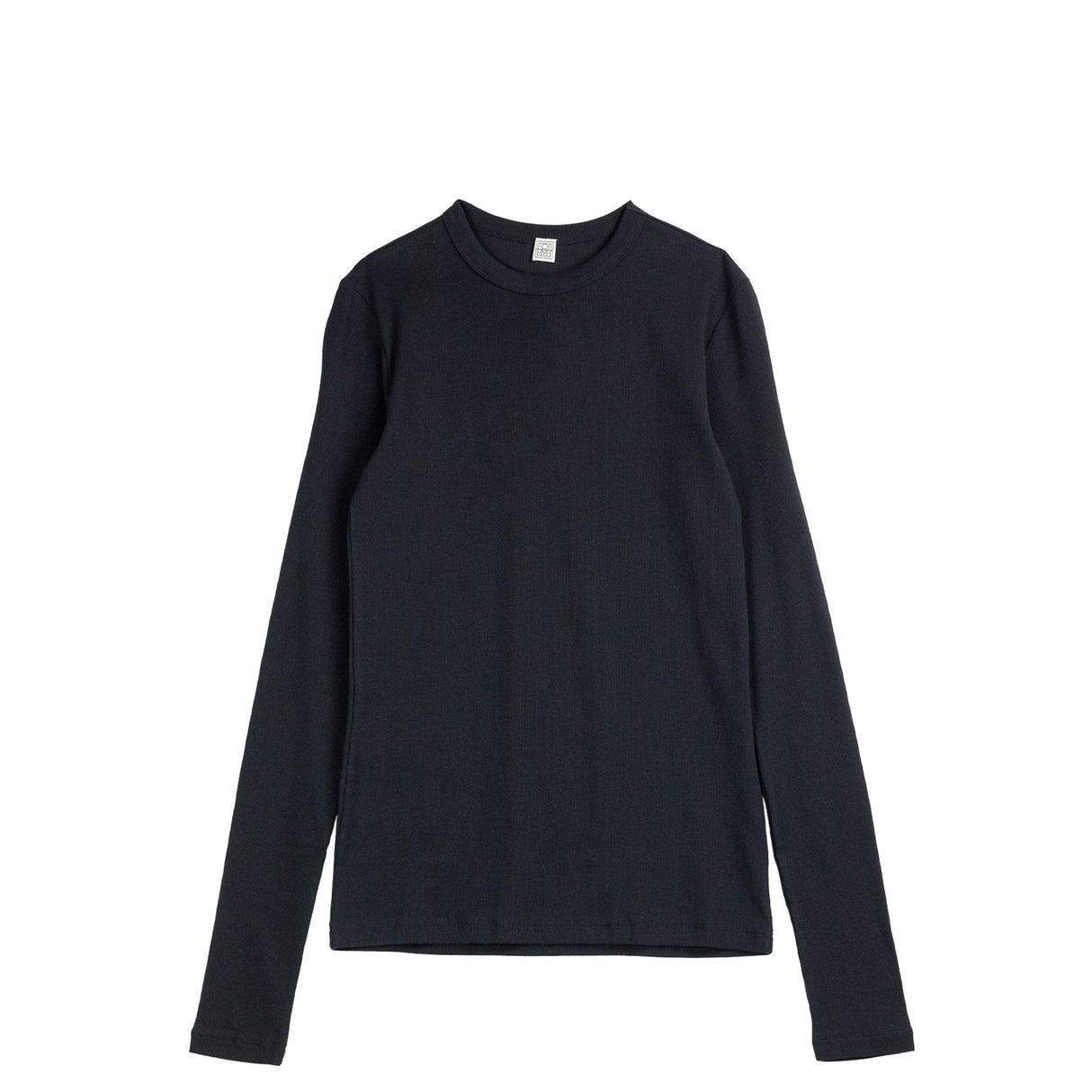TOTEME LONG-SLEEVE JERSEY TOP, Black