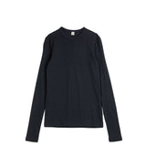 TOTEME LONG-SLEEVE JERSEY TOP, Black
