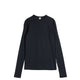 TOTEME LONG-SLEEVE JERSEY TOP, Black