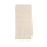 MONOGRAM JACQUARD SCARF, Ecru/White