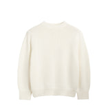 cream sweater on a white background