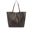 Brown tote bag on a white background