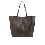 Brown tote bag on a white background