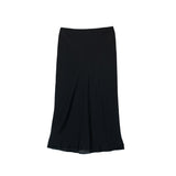 TOTEME SATIN SLIP SKIRT, Black