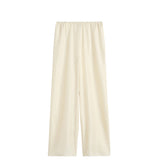 White pants on a white background