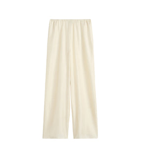 White pants on a white background