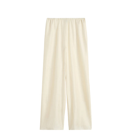 White pants on a white background