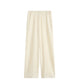 TOTEME MONOGRAM SILK PJ BOTTOMS, Cream