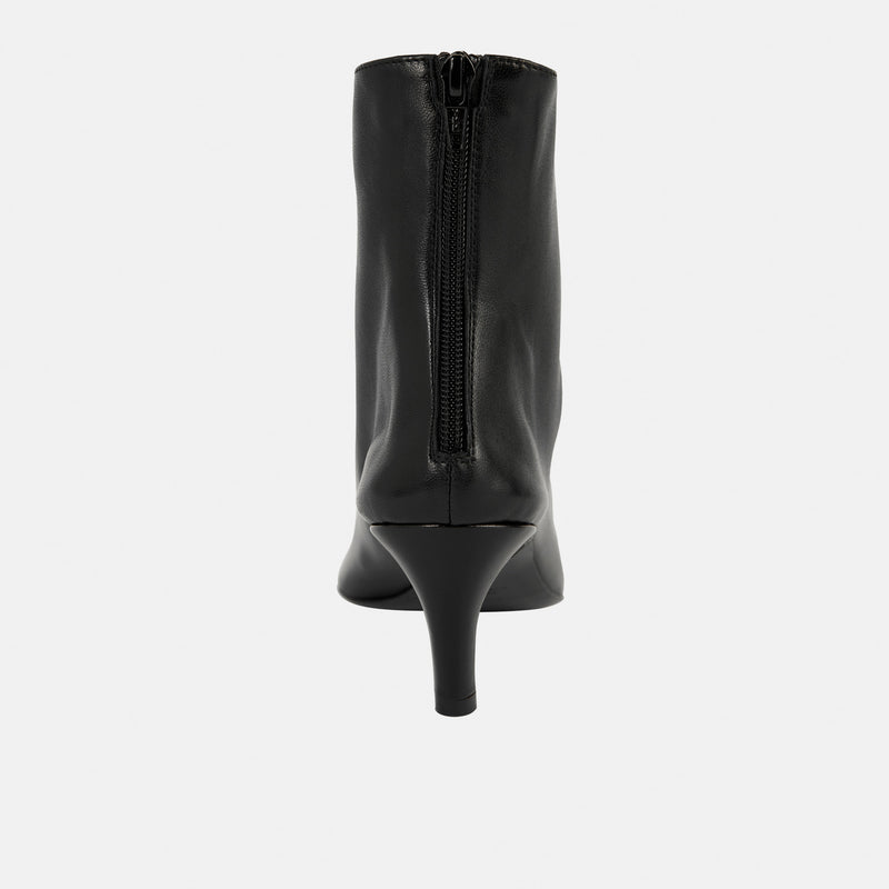TOTEME SOFT NAPPA ANKLE BOOTS, Black