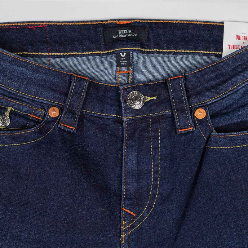 True Religion BECCA MID RISE BOOTCUT JEAN, Muddy Waters