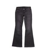 True Religion JOEY LOW RISE FLARE JEAN, Charcoal