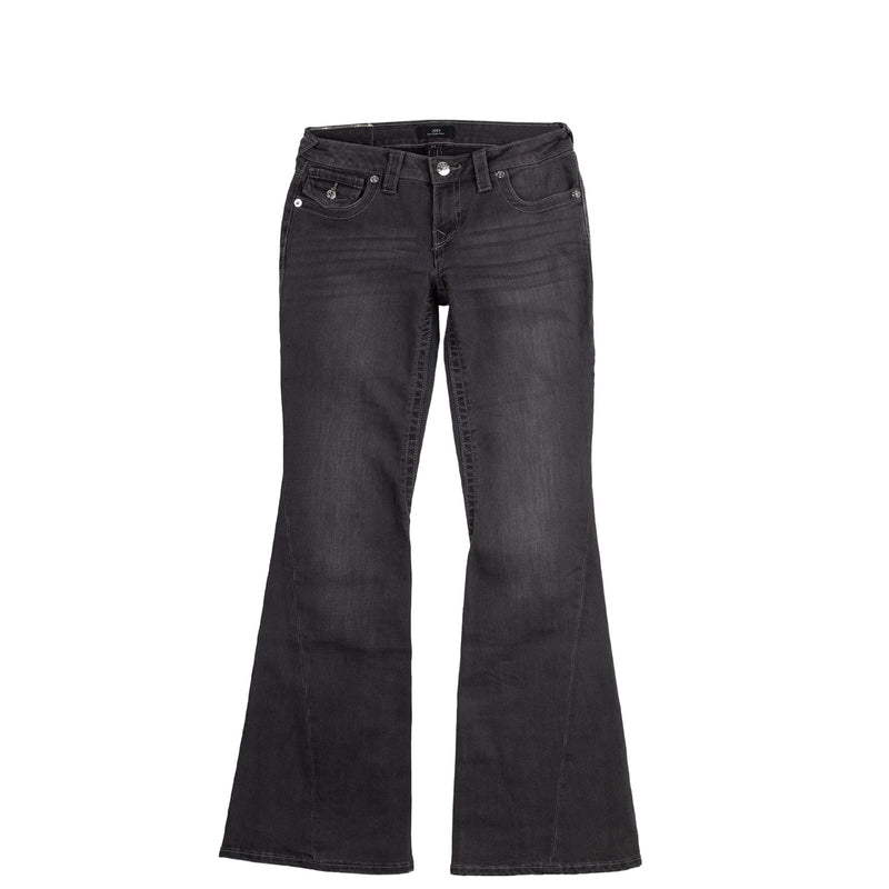 True Religion JOEY LOW RISE FLARE JEAN, Charcoal