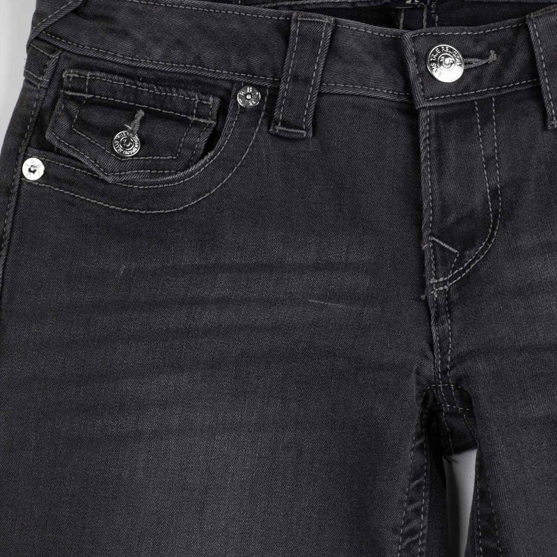 True Religion JOEY LOW RISE FLARE JEAN, Charcoal