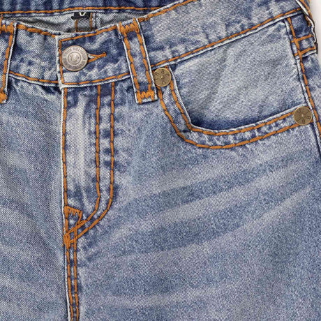 True Religion VINNY ULTRA BAGGY T FLAP ALLEY LOOP, Light Wash