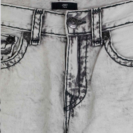 True Religion JOEY SUPER T FLAP FLARE JEAN, Rebel Trail Grey Wash