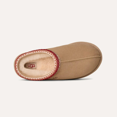 UGG W'S TASMAN II, Sand/Dark Cherry