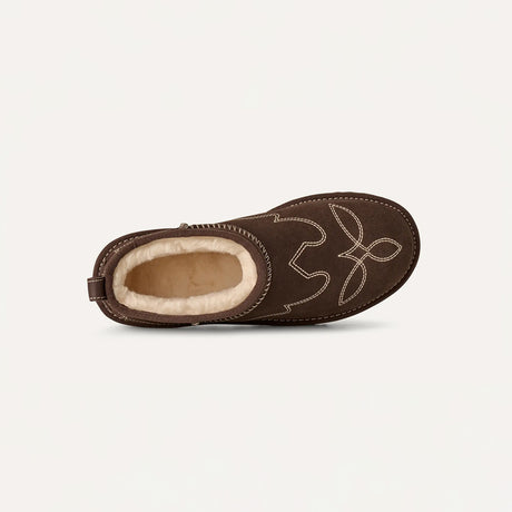 UGG W'S CLASSIC ULTRA MINI WESTERN, Burnt Cedar