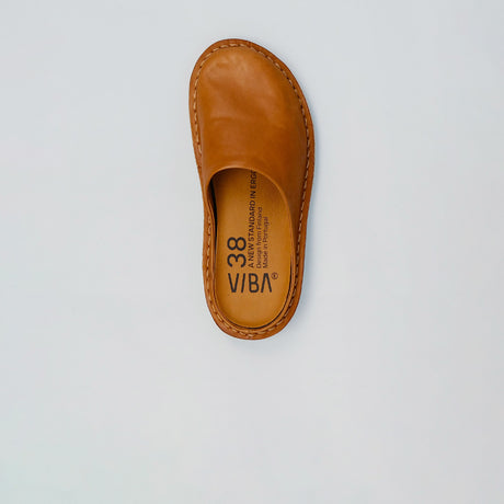VIBAe ROMA LEATHER, Cognac Brown