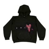 Vain BLOOD SPILL HOODIE, Black