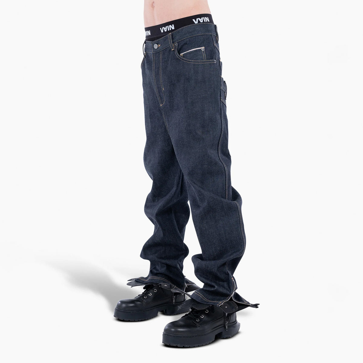 Vain DOUBLE WAIST JEANS, Blue