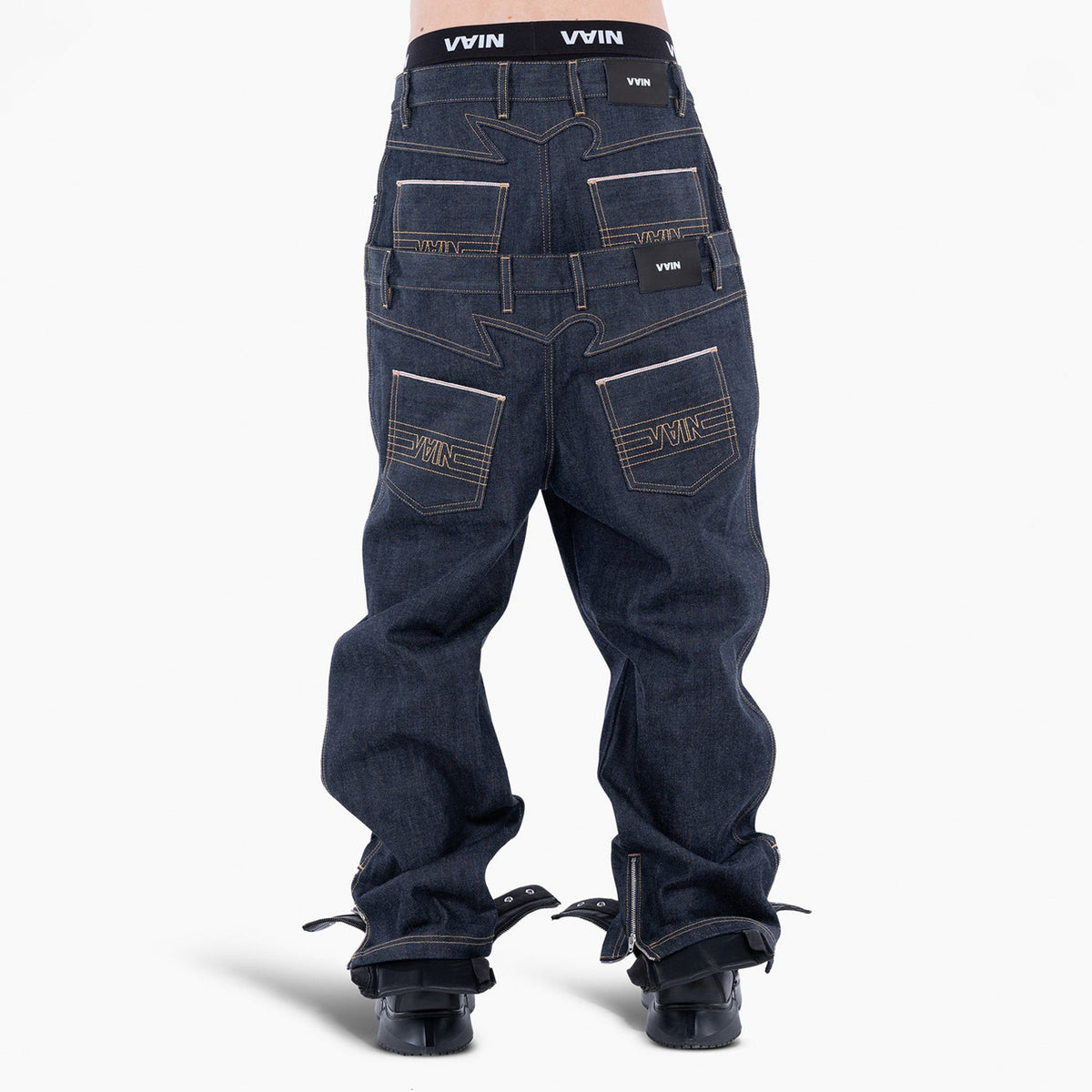 Vain DOUBLE WAIST JEANS, Blue