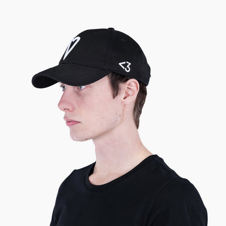 Vain HEART CAP, Black