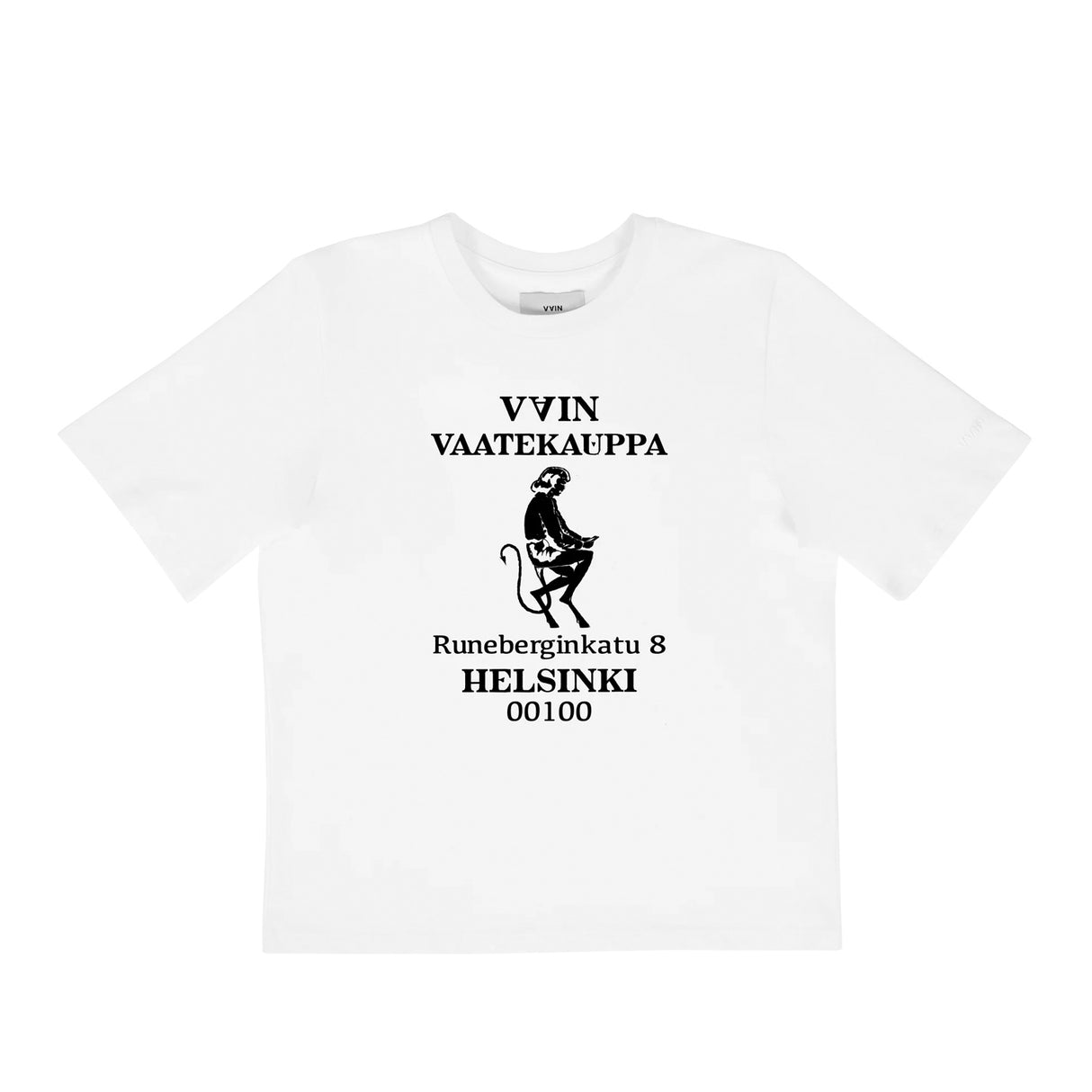 Vain VAATEKAUPPA T-SHIRT, White