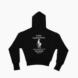 Vain VAATEKAUPPA ZIP HOODIE, Black