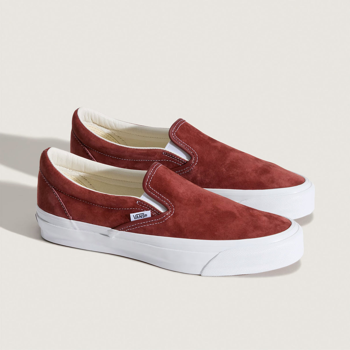 Vans PREMIUM CLASSIC SLIP-ON, Brick Red