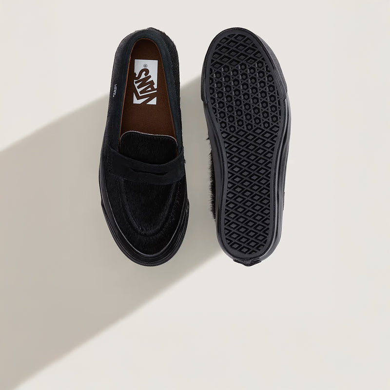 Vans PREMIUM LOAFER 53 PONY HAIR, Black/Black