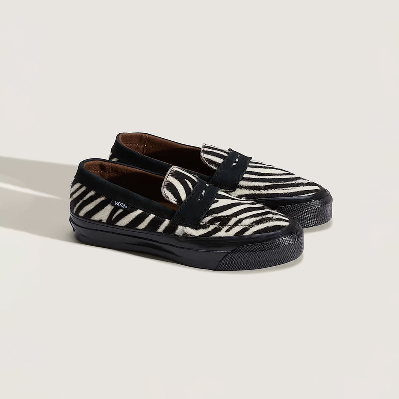 Vans PREMIUM LOAFER 53 PONY HAIR, Zebra/Black