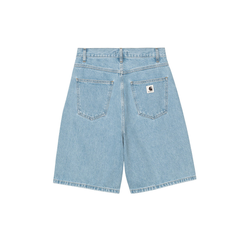 Carhartt WIP W' BRANDON SHORT, Blue Stone Washed Bleached