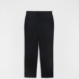 WOOL TAILORED TROUSERS, Black