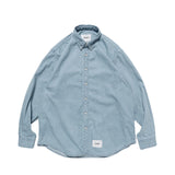 WTAPS BD LS 01 SHIRT, Indigo