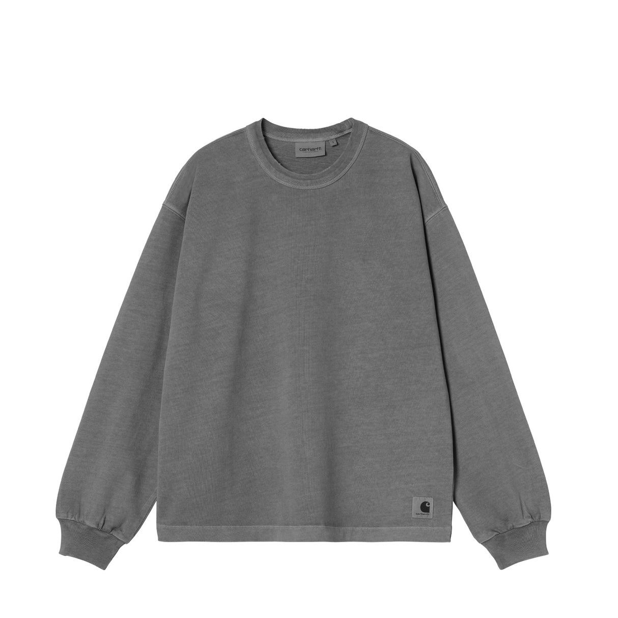 W' L/S TORION T-SHIRT, Black Grind Wash