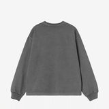 W' L/S TORION T-SHIRT, Black Grind Wash