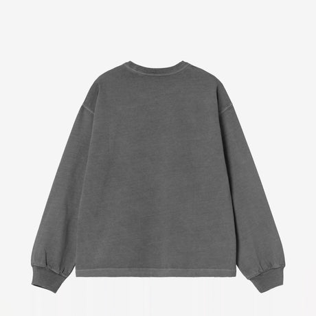 W' L/S TORION T-SHIRT, Black Grind Wash
