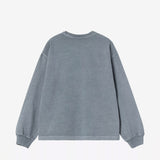 W' L/S TORION T-SHIRT, Office Blue Grind Wash