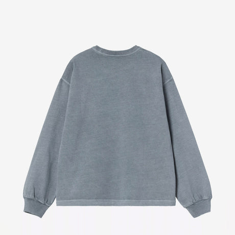 W' L/S TORION T-SHIRT, Office Blue Grind Wash