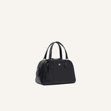 courrèges AC STUD LEATHER BOWLING BAG, Black