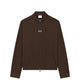 courrèges INTERLOCK TRACKSUIT JACKET, Chocolate