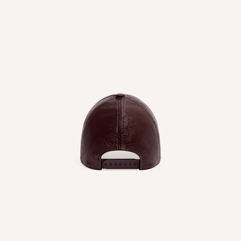 courrèges REEDITION VINYL CAP, Burgundy